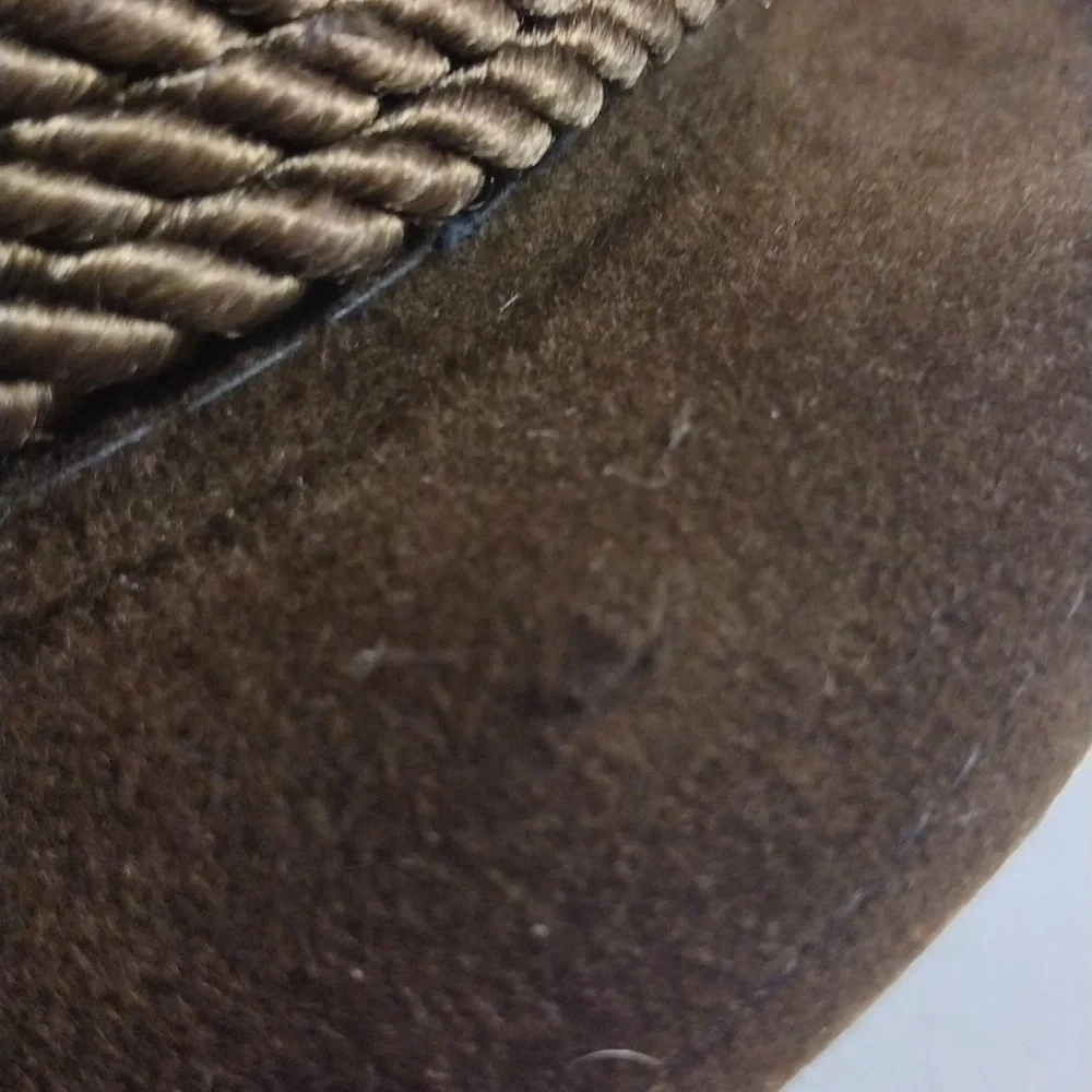 Vintage Brown Fedora Hat for Costume